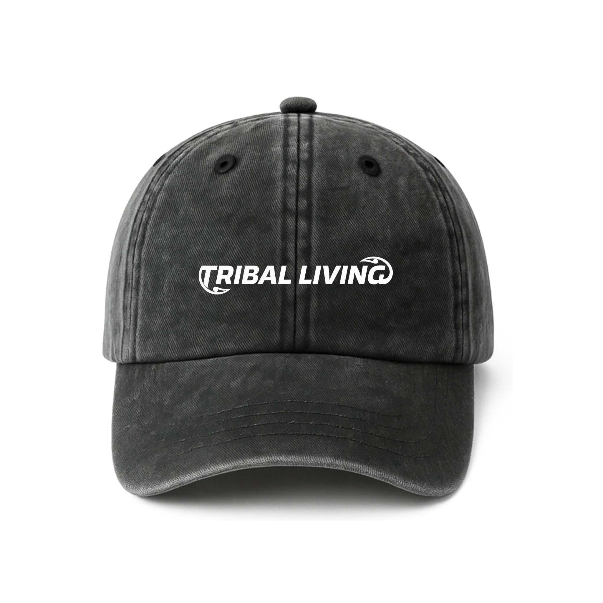 Stone Washed Hat - Text Logo